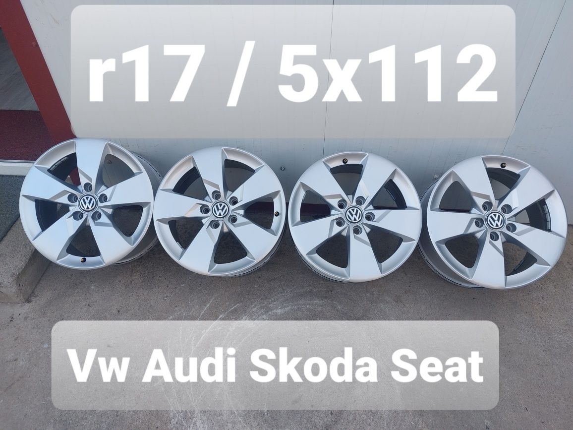 Jante aluminiu r17 / Vw Audi Skoda Seat / 5x112/ ET 47