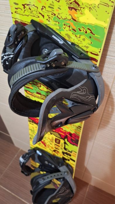 Placa snowboard wide 160cm-legaturi-boots Burton