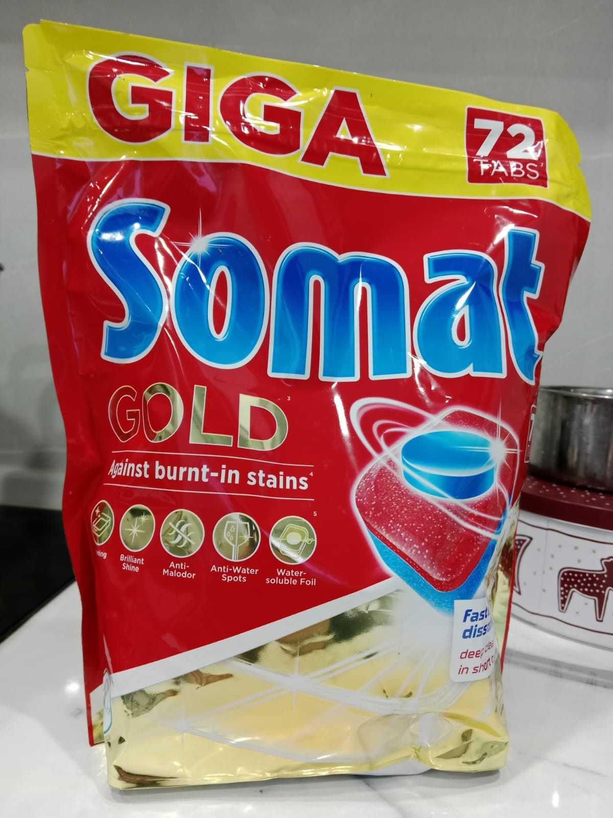 Порошок, таблетки Somat для посудомоечной машины