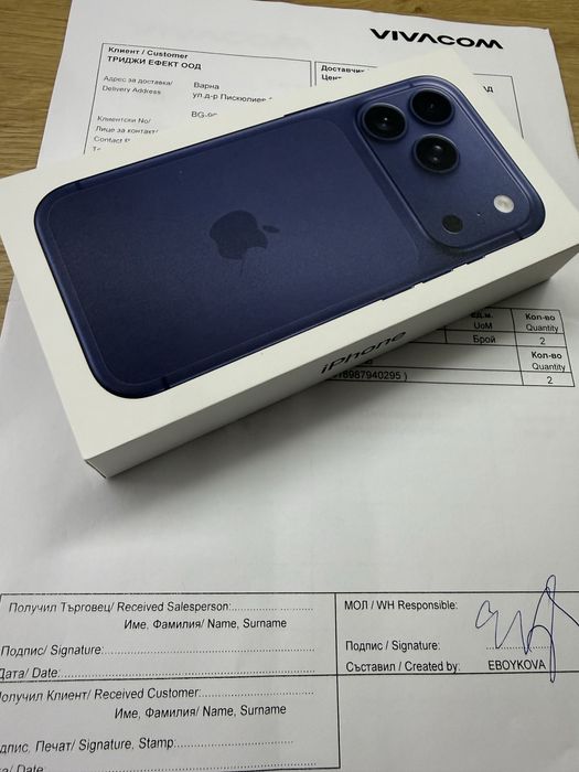 iPhone 17 Pro  256GB-Нов 36м гаранция Виваком