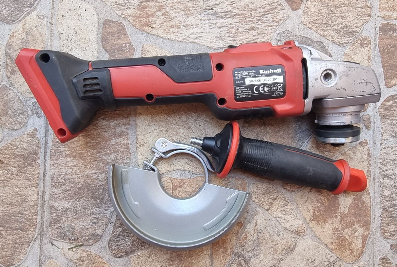 Акумулаторен Ъглошлайф Einhell 600w за части