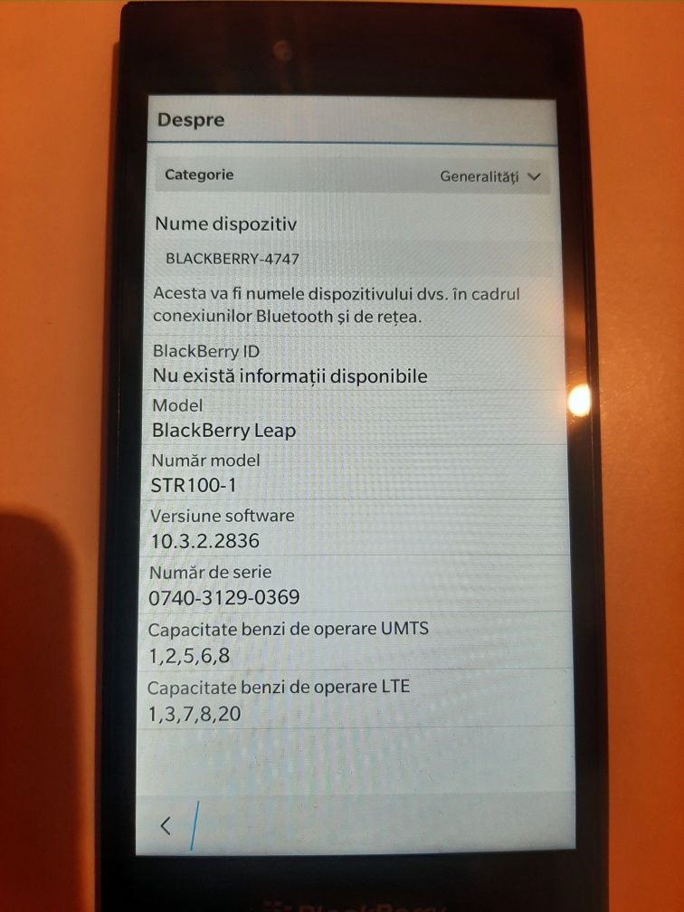 Telefon BlackBerry Leap