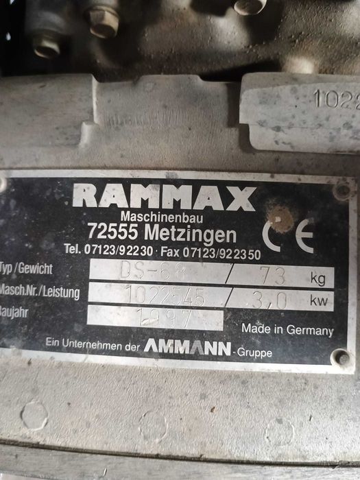 Mai compactor Rammax diesel