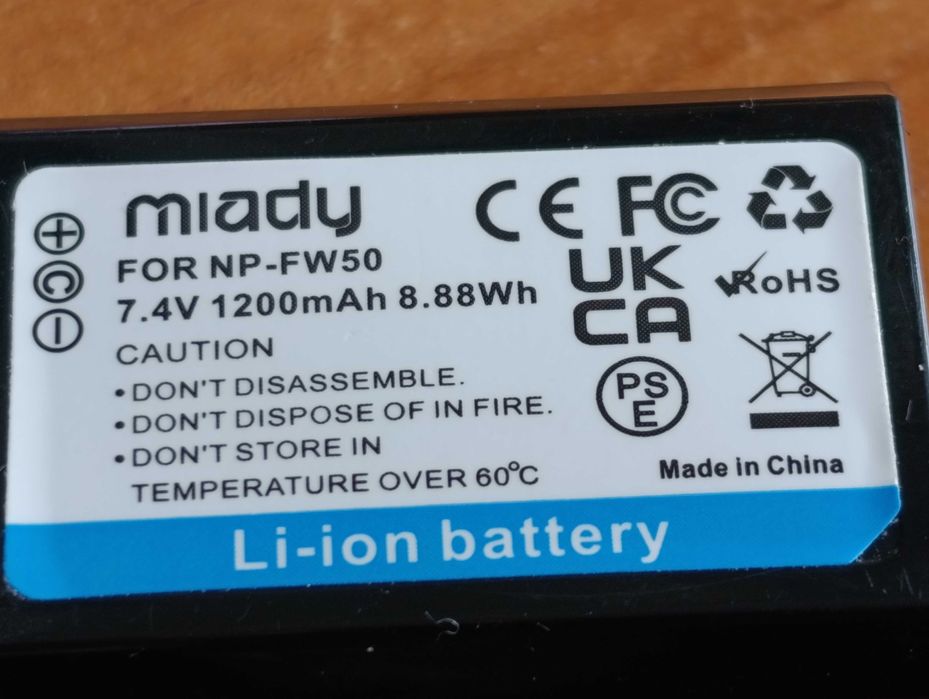 батерия NP-FW50 за Sony фотоапарати