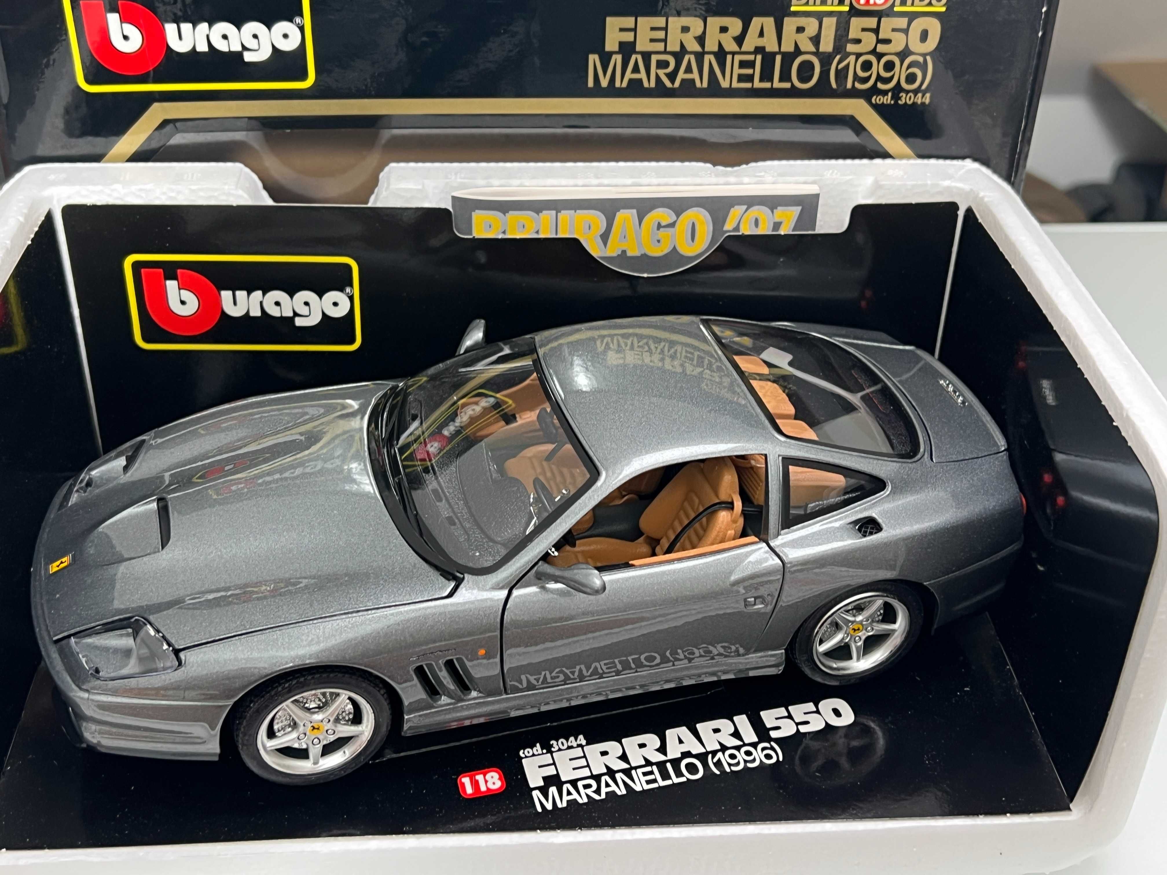 Macheta Auto 1/18 Burago Ferrari 550 Maranello 1996