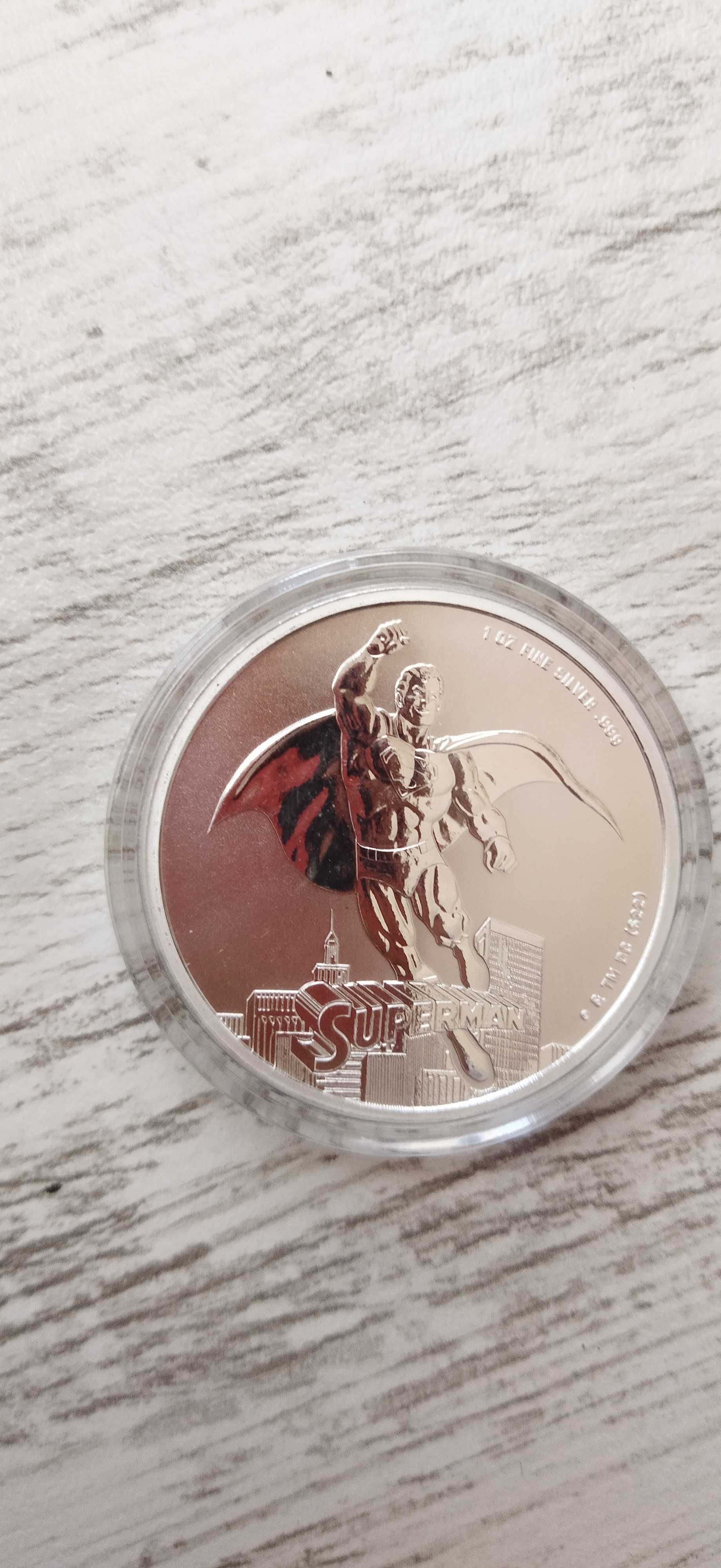 Сребърна монета 1oz superman инвестиционно сребро