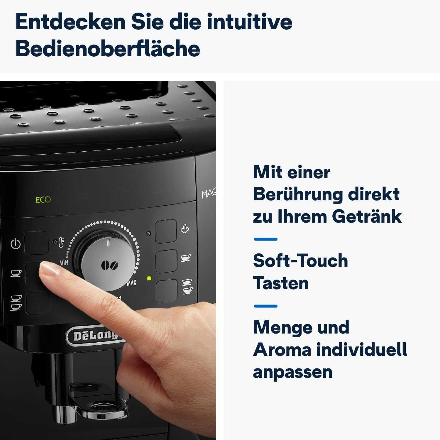Кафеавтомат Delonghi Magnifica S ECAM11.112.B Еспресо Кафемашина 1450W