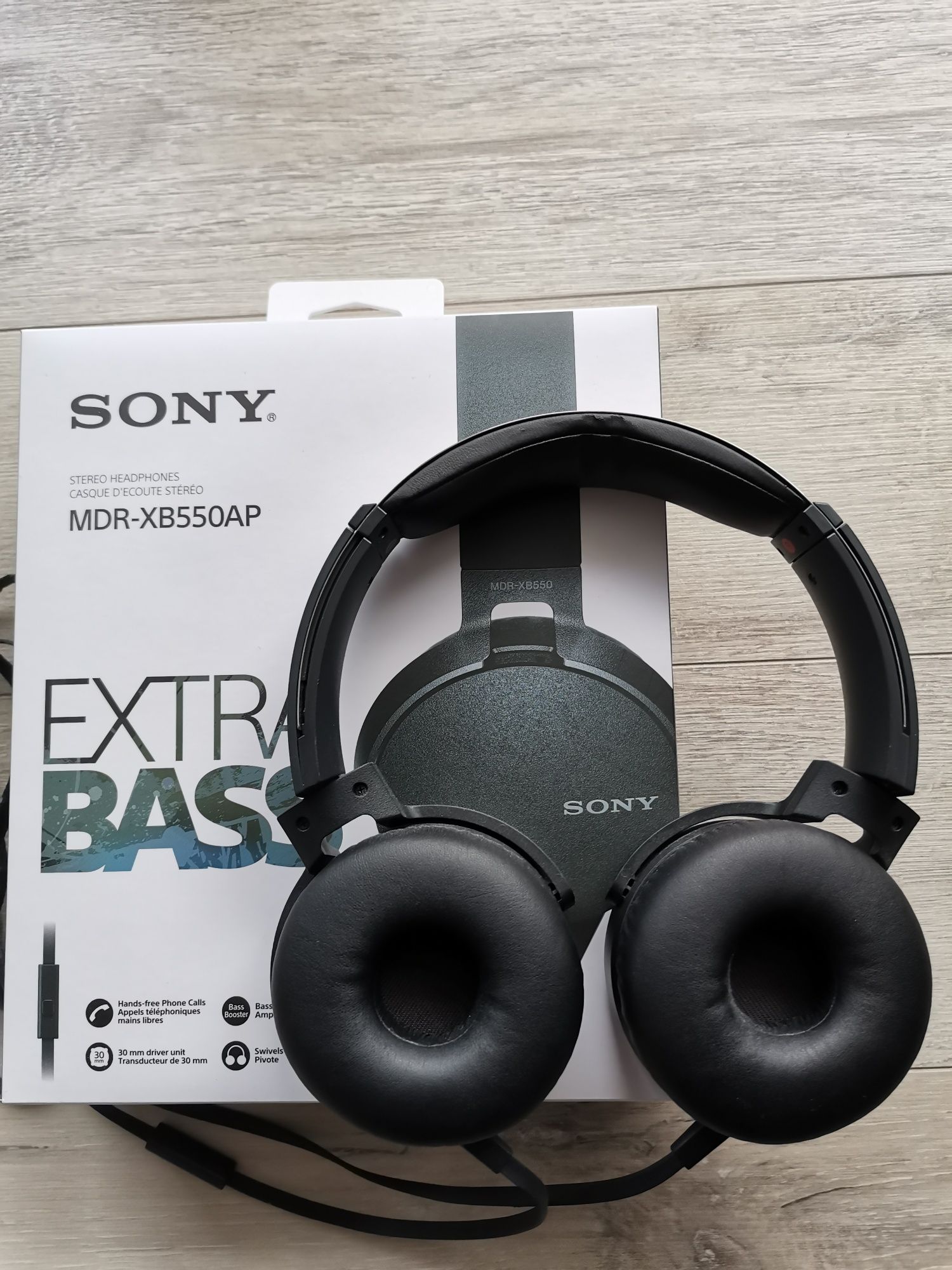 Căști On Ear Sony MDR-XB550APB