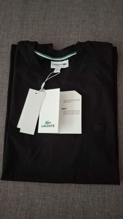 Lacoste Мъжка тениска, размер М, черна