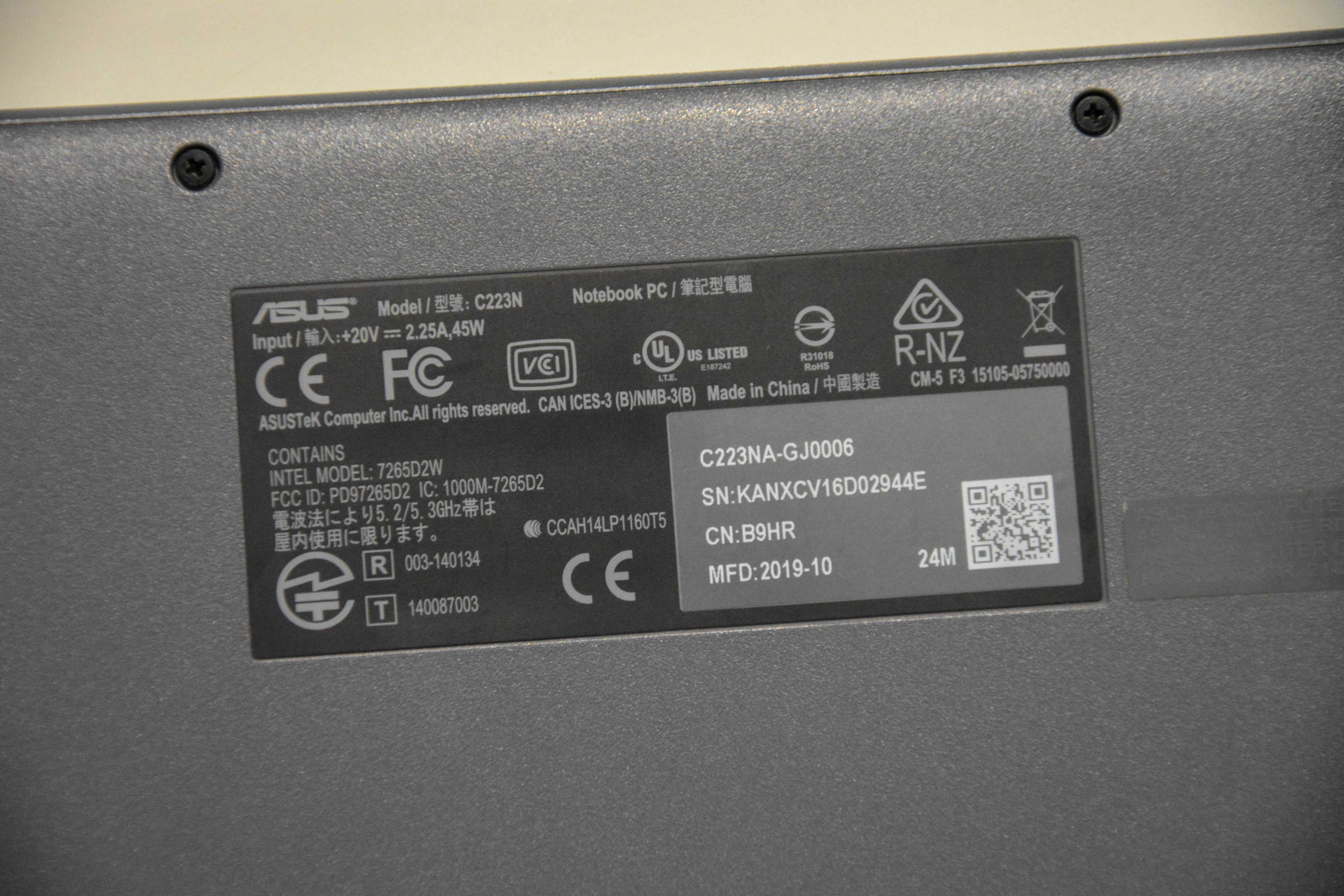 Asus Chromebook C223N