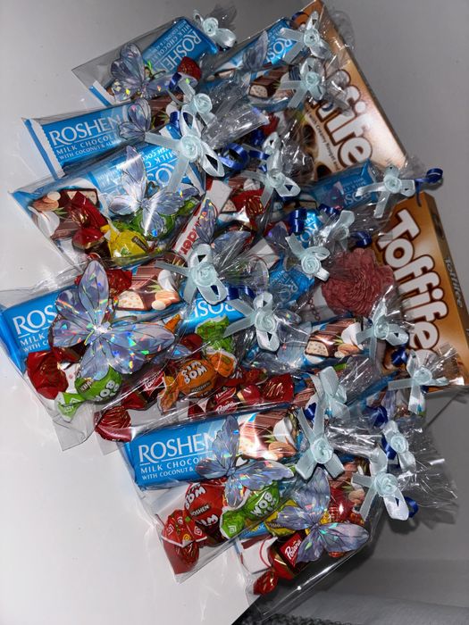 Pachețele cu dulciuri pentru copilași