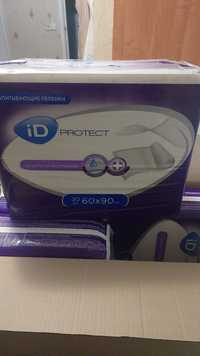 Продам одноразовые пелёнки, ID Protect 60x90см. (30шт. в упаковке)