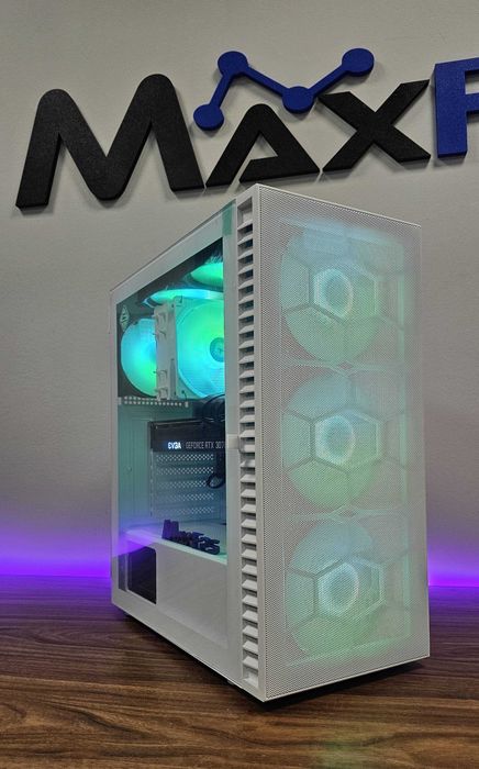 Гаранция! Геймърски компютър! RTX 3070ti, Ryzen 5 5600, 16GB RAM, 700W