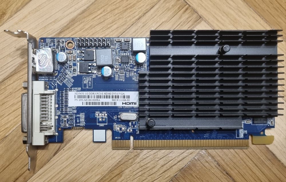 Placa video Sapphire Radeon HD 5450 1GB DDR3