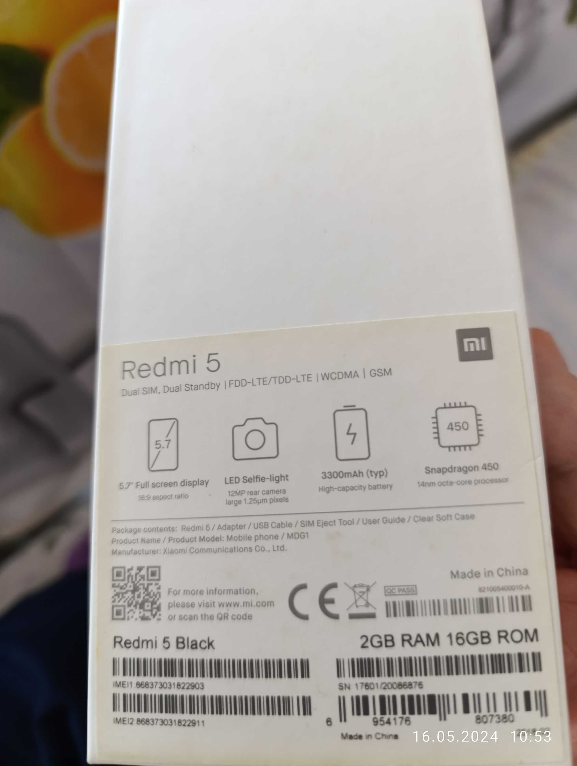 Xiaomi Redmi 5 Global version