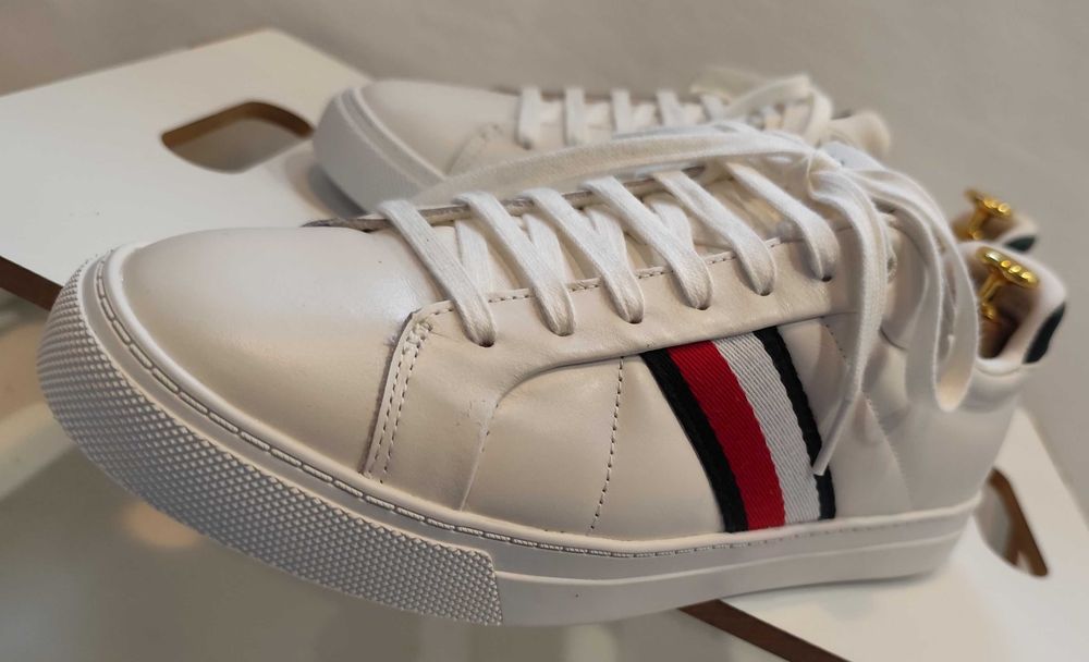 Pantofi sport casual 41 premium Tommy Hilfiger piele naturala moale