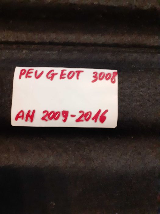 Polita portbagaj PEUGEOT 3008,an 2009 - 2015