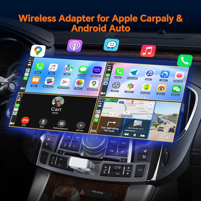 Безжичен адаптер CarPlay