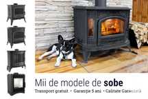Sobe pe lemne diverse modele - de fonta / teracota / samota / otel