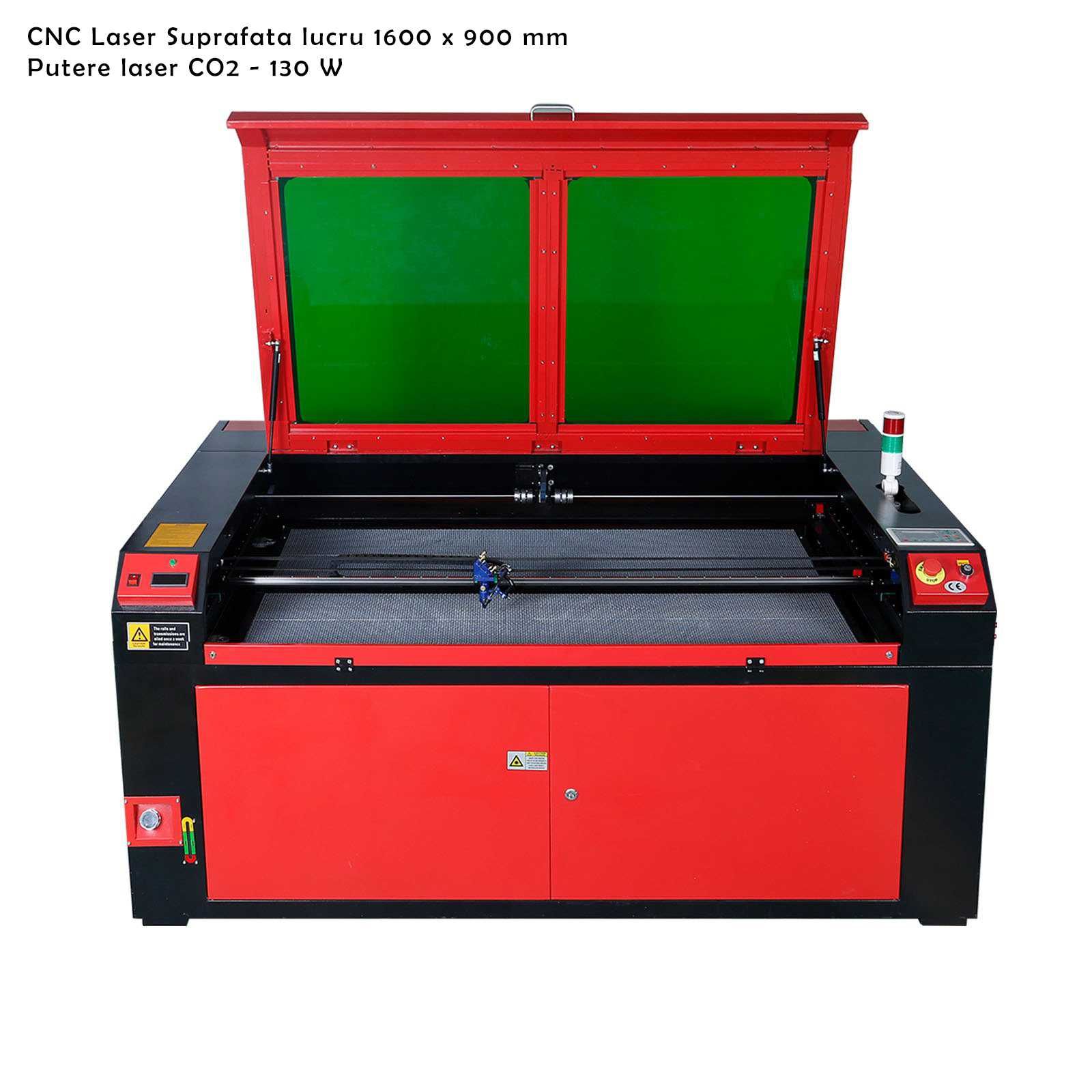 CNC Laser CO₂ 100W 600x900 sau 130W 1400x900 cu Licență LightBurn