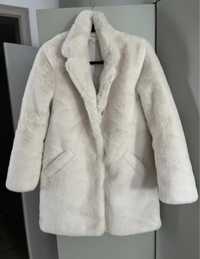Jacheta de blana artificiala - crem