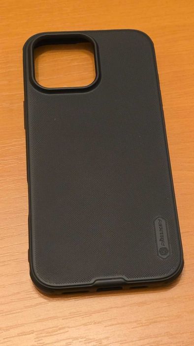 Husa iPhone 16 Pro Max - Nillkin Super Frosted Shield Pro - Black