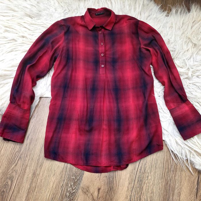 Cămașă în carouri Sisley – stil casual-chic, mărime S