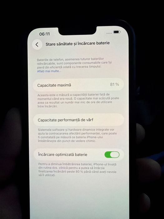iPhone 13 Pro Max 512 gb , baterie 81 %