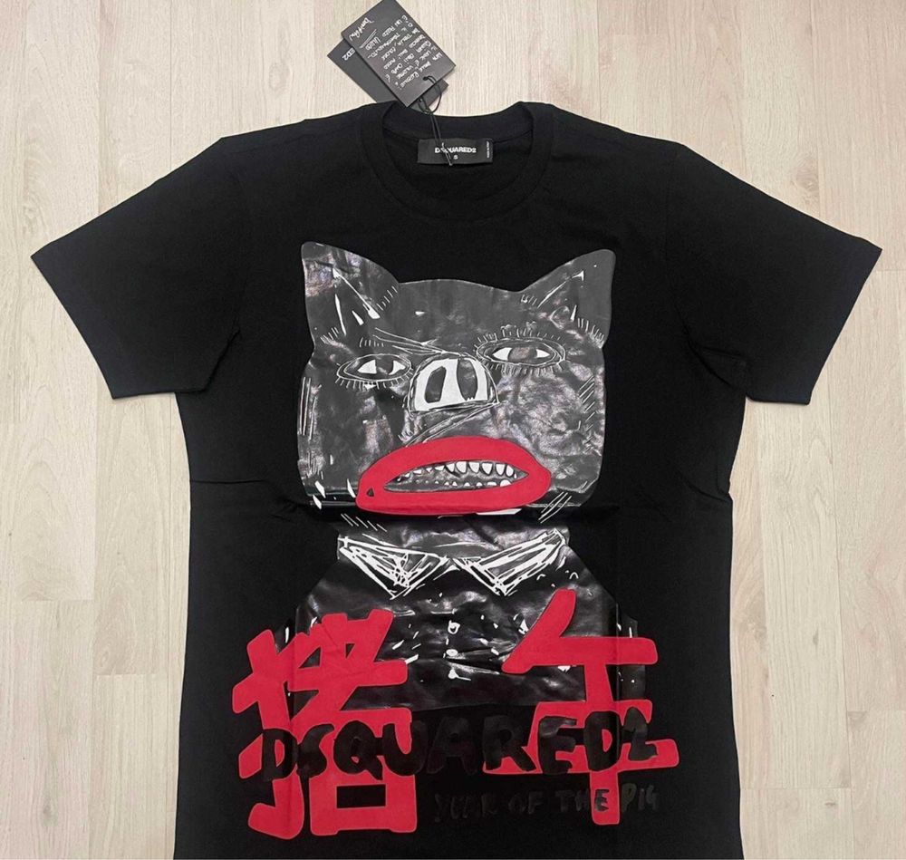 Dsquared2 "Year Of The Pig" Print T-Shirt