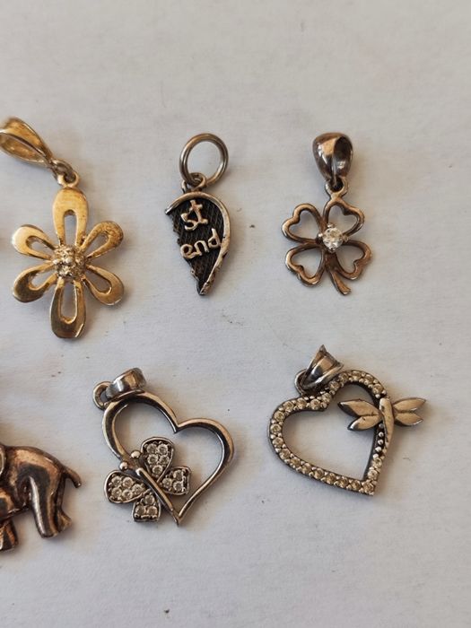 Лот сребърни медальони с проба 925