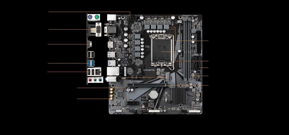 i3-12100 H610 Gigabyte H610M-H