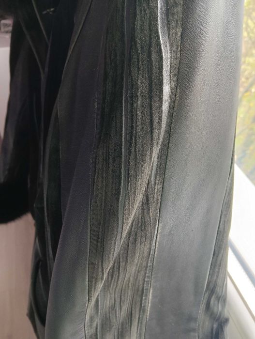 Палто от агнешка кожа