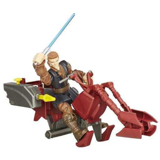 Figurina Hero mashers si vehicul Star Wars Anakin Skywalker - starwar