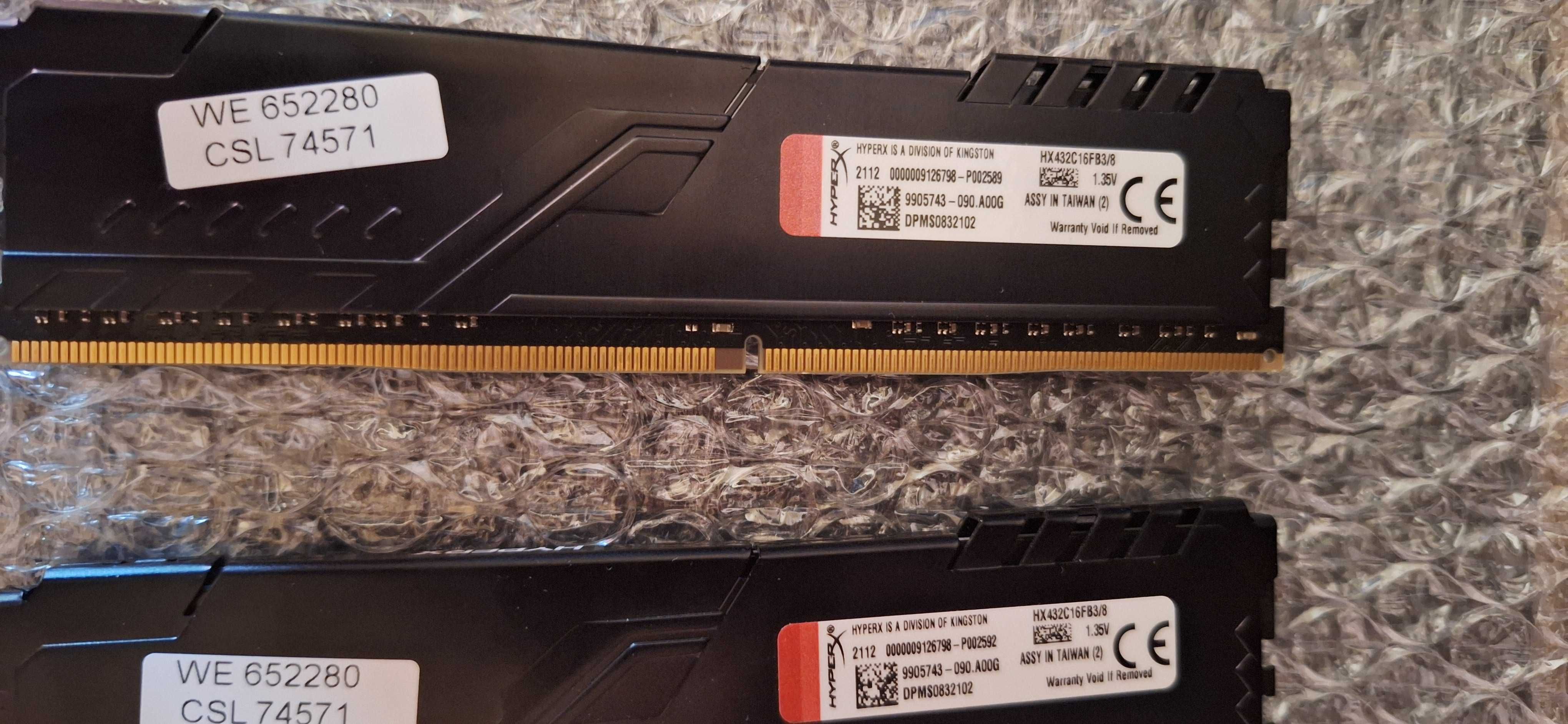 16GB (2x8GB) DDR4 3200MHz Kingston HyperX Fury