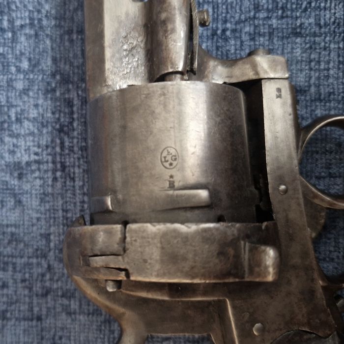 Пистолет Револвер, Франция, антик M1854 г