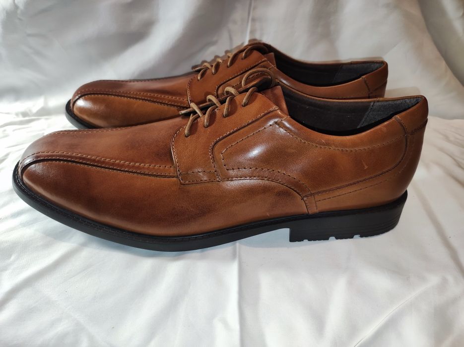 Удобни мъжки обувки от естествена кожа Rockport By Adidas №46 1/2