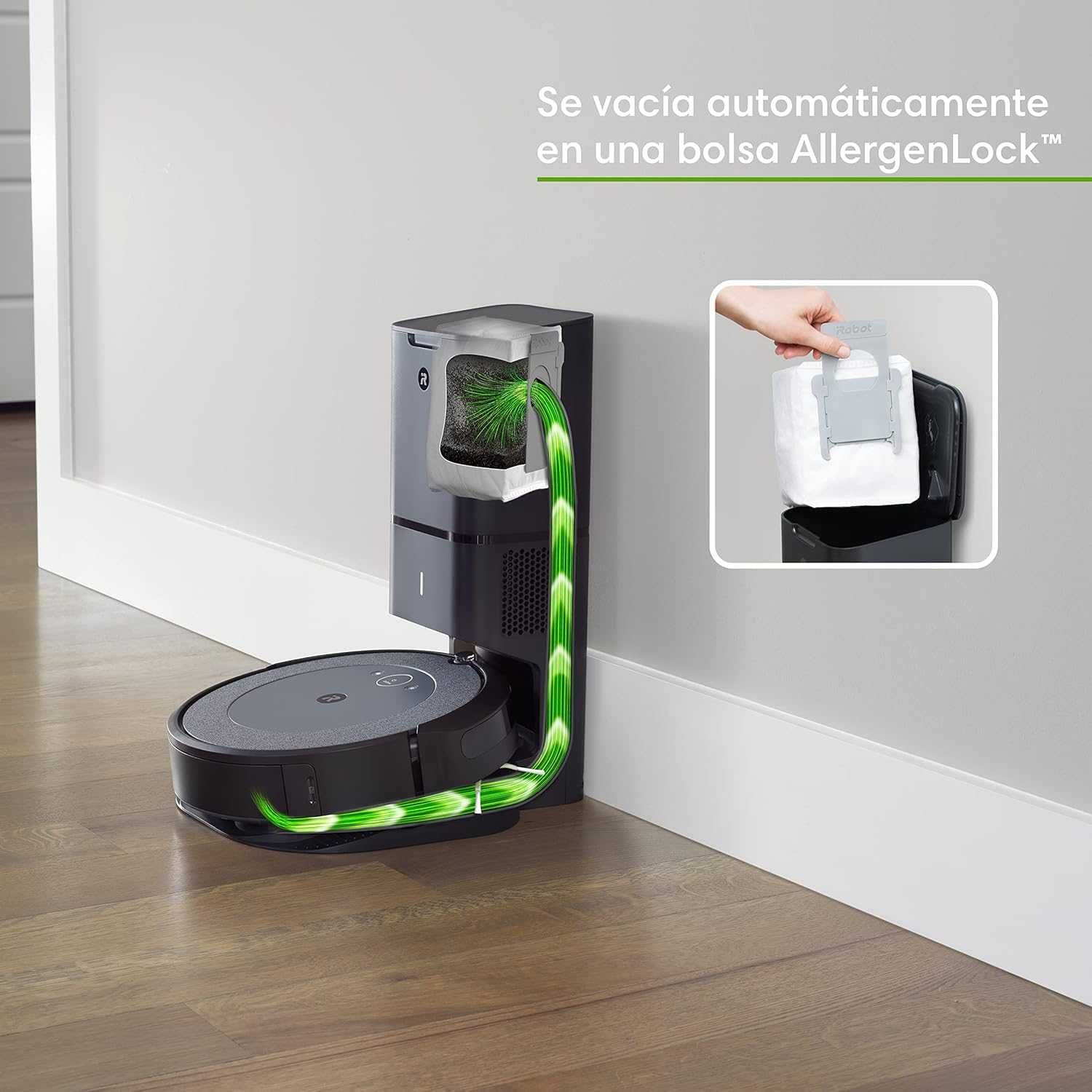 Робот прахосмукачка със самопочистваща станция iRobot Roomba i3+ i3554