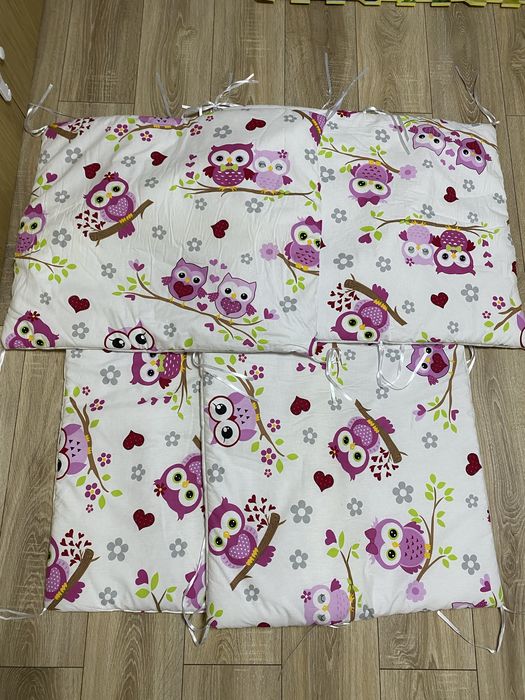 Vand protectii din bumbac potrivite pentru patut 120x60