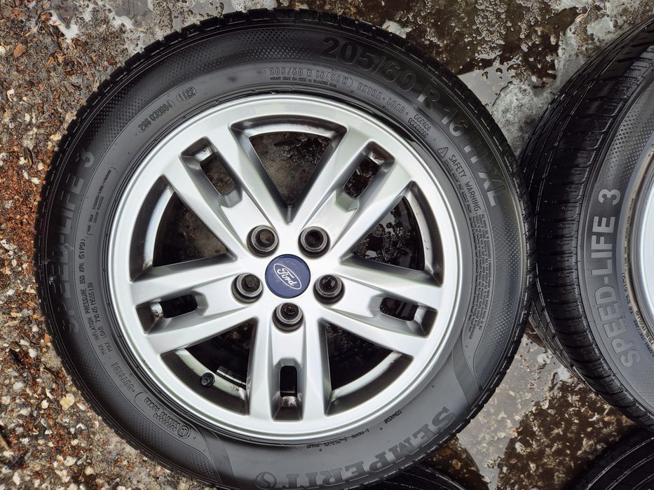 4бр алуминиеви джанти за Форд канект,мондео,фокус/ 6.5ж Х16/ ет50/