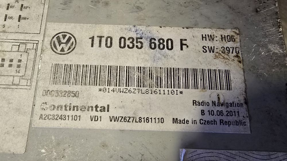 Navigație Volkswagen RNS 510