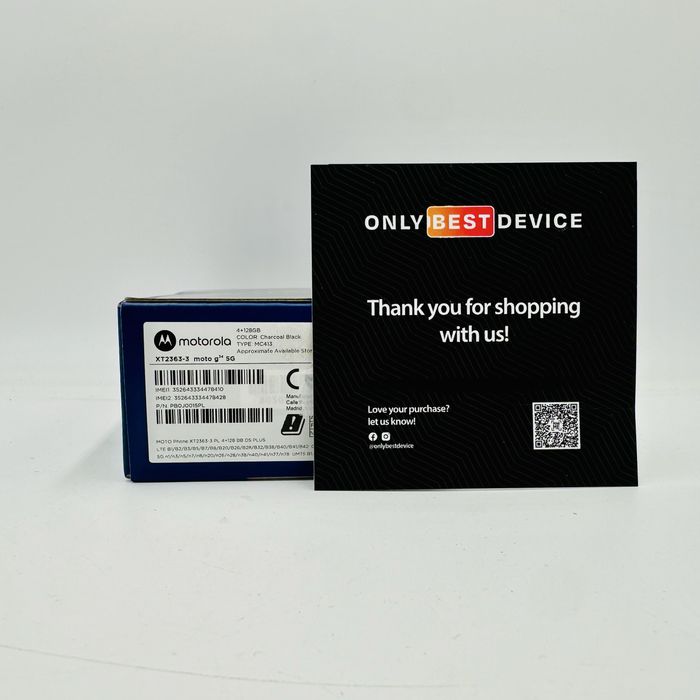 Motorola G34 5G Charcoal Black 4/128GB