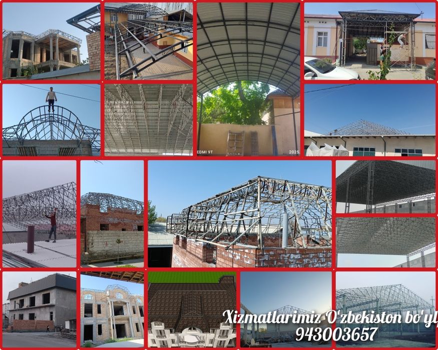 Kantinerdan yasalgan tomlar xizmatlarimz oʻzbekiston boʻylap mavjud