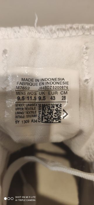 Adidas superstar номер 44,5 и Converse мъжки кецове номе