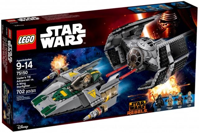 LEGO Star Wars 75150 Vader's TIE Advanced vs. A-Wing Starfighter
