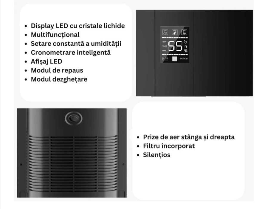 Dezumidificator și purificator