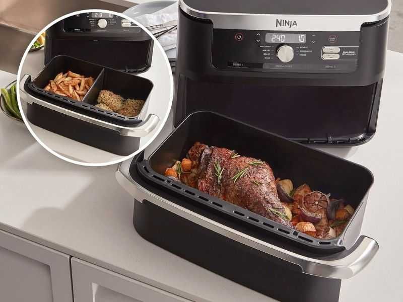 Двузонов Еър фрайър Ninja Foodi FlexDrawer AF500EU, 10.4L, Черен