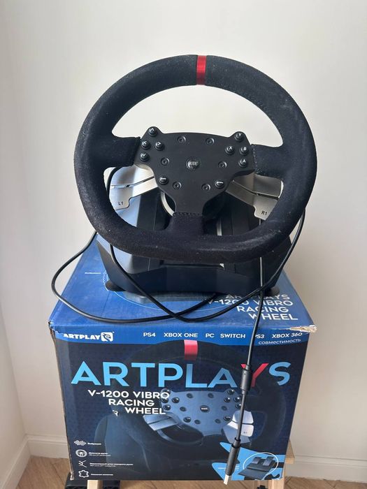 руль игровой artplays v-1200