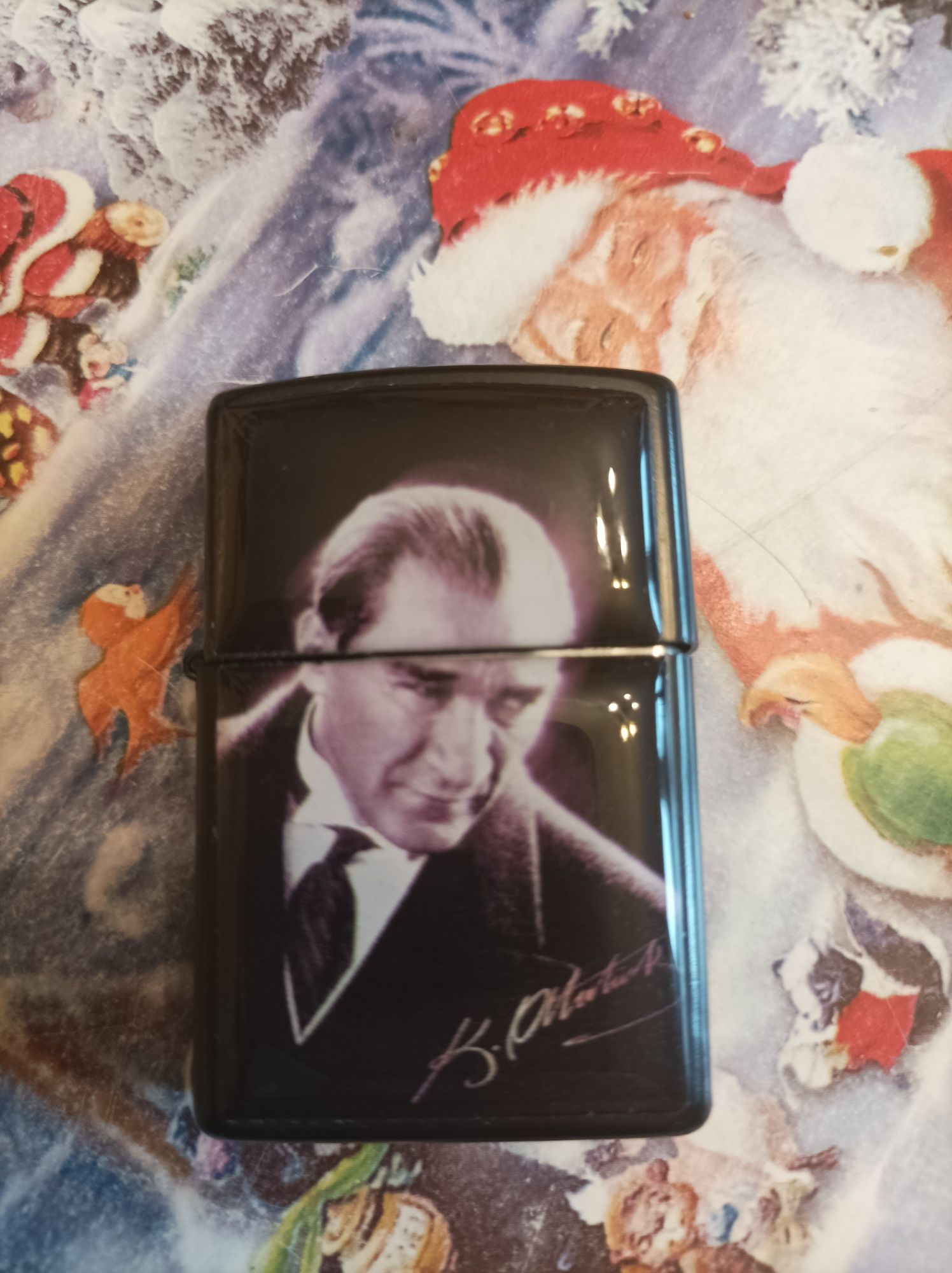 Запалка zippo с Кемал Ататюрк бащата на Турция