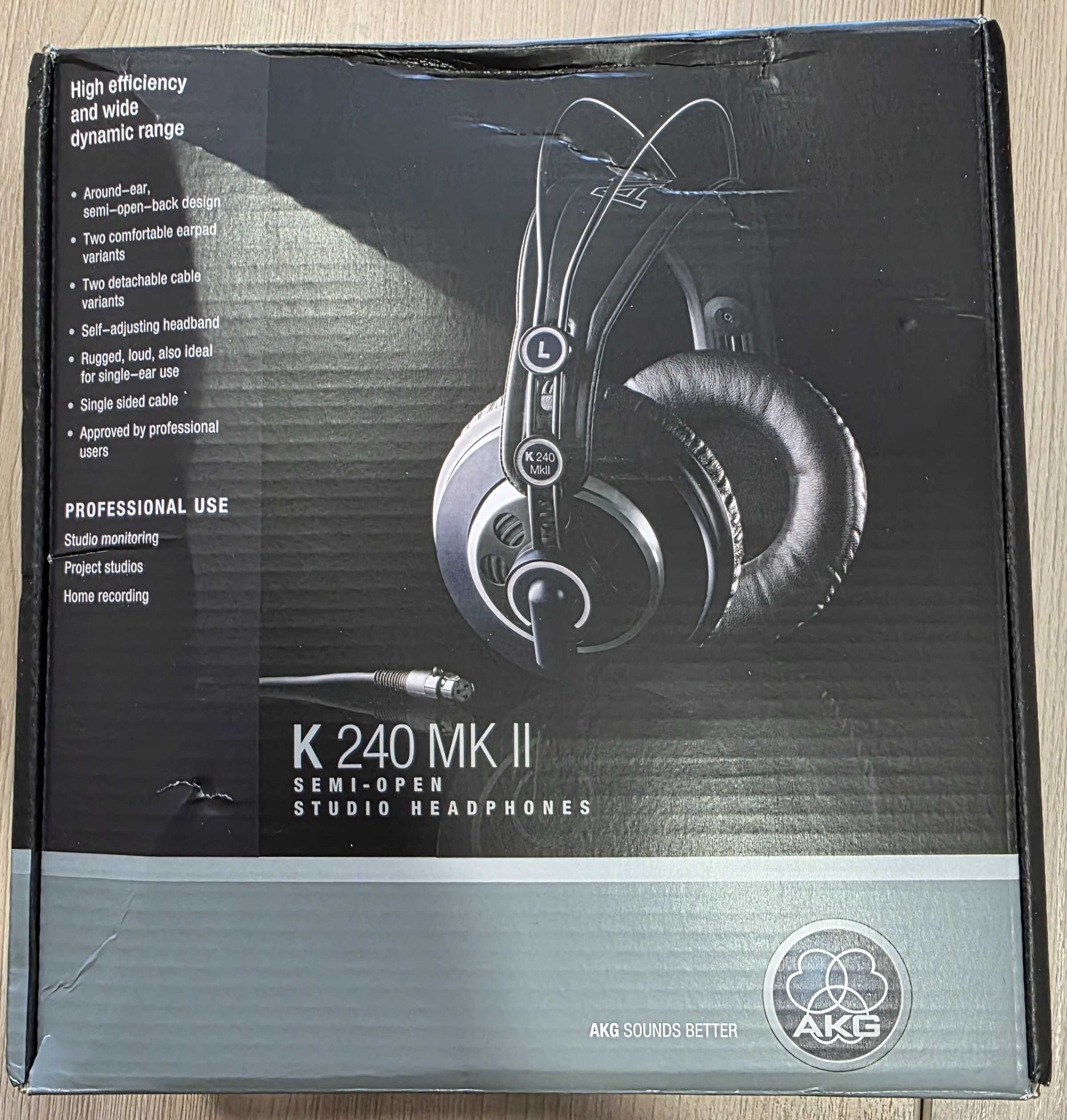 Наушники AKG K 240 MK II, микрофон iCON Dynamic 7B, усилитель для науш