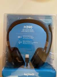 Casti logitech h390 NOI